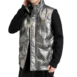Men's Autumn/Winter Korean Edition Warm Outerwear Casual Cotton Vest