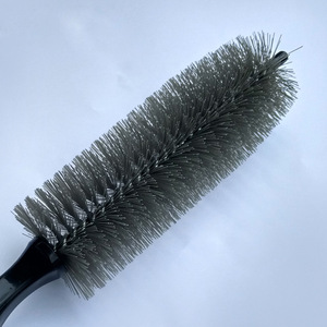 Car <b>Wheel</b> <b>Brush</b> Hard Bristle <b>Wire</b> Embedding Tire Cleaning Tool For Car Rim Maintenance - Product Image 1