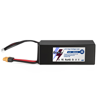 Baterai LiPo Cangkang Keras LCO Tegangan Tinggi 6S 22.8V 2600mAh 58C Merek OEM CNRY-22.8V-6S2P XT90 untuk Drone/UAV FPV Balap Daya Tahan 800