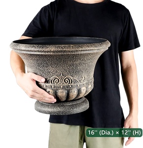 <span class=keywords><strong>Prix</strong></span> de gros, décoration intérieure et extérieure, jardinières, grands pots de fleurs en plastique, pots de plantes - Product Image 2