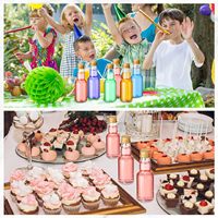 Faveurs de fête Mariages 2 oz Mini bouteilles en plastique vides pour spiritueux Mini bouteilles à liqueur pour shots d'alcool