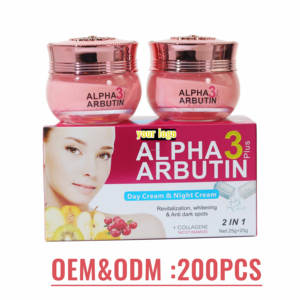 De OEM Body Vitamine C Koreaanse Crèmes Dubai Huidverlichtende Glutathion Bleekmiddel Super Whitening Gezichtscrème voor Dag en Nacht - Product Image 2