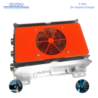 Chargeur de batterie OBC 3,3 kW pour voitures électriques et voiturettes de golf 72V/108V/144V/360V 360V avec refroidissement par ventilateur