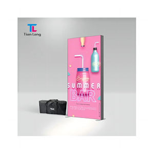 TianLang Navidad LED tela sin marco caja de luz gráfica Seg de doble cara rectángulo Feria Comercial cabina de publicidad - Product Image 2