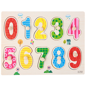 Puzzle 3D in Legno Montessori con Figure di Animali Cartoon e <span class=keywords><strong>Alfabeto</strong></span>, Giochi da Tavolo Educativi per Bambini dai 2 ai 7 Anni - Product Image 6