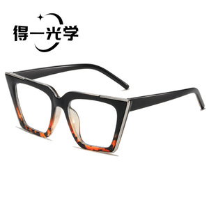 กรอบแว่นตาแบบ Cat Eye ป้องกันแสงสีฟ้า เลนส์ PC แบบเต็มกรอบ สำหรับทุกเพศ - Product Image 1