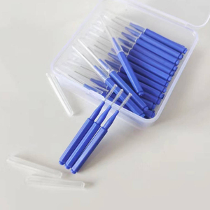 Kit de Cepillos Interdentales Reutilizables Ecológicos, 50 Unidades, Tipo I, Limpiadores de Dientes de Empuje y Tracción, 0.6-1.5mm, Hechos de Plástico para el Cuidado de las Encías - Product Image 5