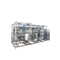 Machine de fabrication de yaourt grec laitier 1000L pasteurisateur de lait Pasteurizadora De Leche stérilisateur de lait Machine remplissage aseptique boîte en carton