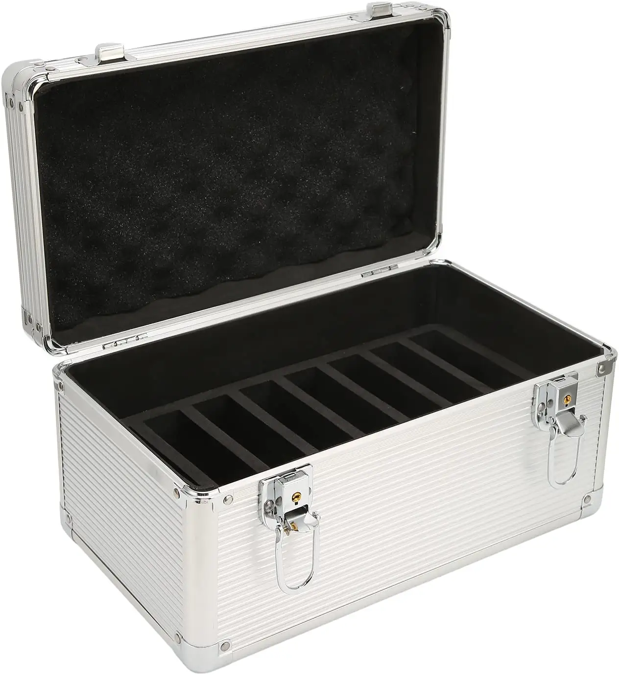 Gabinete de disco rígido para 3,5 polegadas HDD, 10-Bay Caixa De Armazenamento Caso Shell Hard Case Shockproof Carry Case