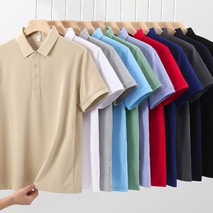 Women's Polo Shirt 200g Cotton Knitted Short Sleeve Breathable Summer Workwear Uniform - Product Image 1