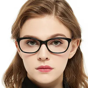 Moda gökkuşağı asetat gözlük çerçeve kadın anti mavi ışık gözlük çerçeveleri