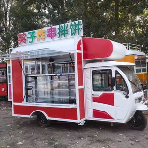 Bán chạy nhất điện thoại di động nhanh chóng nhà bếp Trailer nhà hàng thực phẩm Xe tải ba bánh Ăn Điện xe tải - Product Image 5