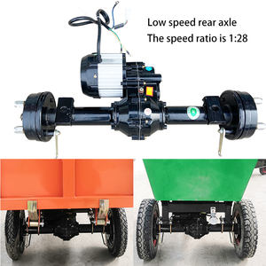 1:28 65cm 700W 브러시드 모터 후륜 구동 액슬 컨트롤러 세트 별도 디퍼렌셜 전기 트롤리 플랫 카 개조용 후륜 - Product Image 4
