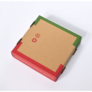 Papel Pizza Slice Box Impresión personalizada Pizza Box Take Away Food Container - Product Image 2