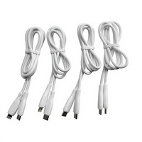 Kabel Pengisian Daya 1m Fast 5A Braid Shielding Pure Silicone Micro USB 3.1 Tipe C ke Tipe C Konduktor Tembaga Murni untuk Ponsel