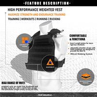 En stock, Gilet tactique porte-plaques respirant à libération rapide, support pour plaques d'insertion extérieures, personnalisable