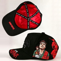 Gorra de Béisbol de Gamuza con Forro de Satén y Logotipo Bordado de 5 Paneles, Personalizada de Fábrica, de Alta Calidad, al por Mayor