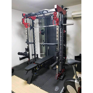 Station <span class=keywords><strong>de</strong></span> <span class=keywords><strong>musculation</strong></span> multifonctionnelle XinRui Home Gym avec rack à charges, machine Smith et <span class=keywords><strong>banc</strong></span> polyvalent - Product Image 4