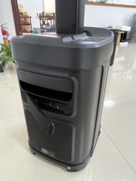 Columna de Sonido para Exteriores de 120W y 8 Pulgadas, Ideal para Fiestas y Conciertos, con Luces, Micrófono y Control Remoto