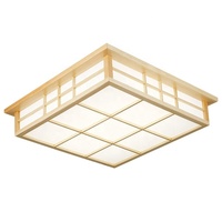 Plafonniers carrés à hauteur réglable de style japonais pour le salon, la cuisine et le restaurant.