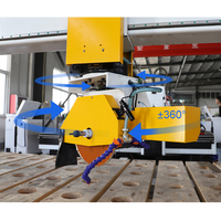 Automatic Cnc 5 Axis Bridge Saw Granite Marble Stone Cutting Machine Price