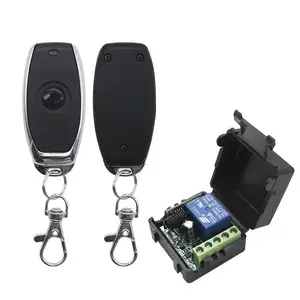 Multi-function access control 12V small size single learning type with time delay function 24V wireless remote control switch