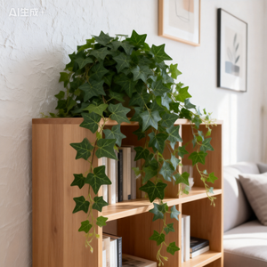 Künstliche Hängepflanzen für Hochzeiten und Heimdekoration, Seiden- und Plastik-Efeu-Girlanden und Grasartige Pflanzen - Product Image 5
