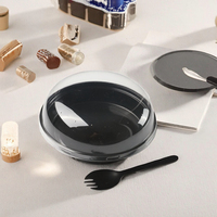 Boîte de 6 flacons jetables transparents en PE de 3 ml, en matériaux recyclés, étui de voyage Cillin pour le stockage et le transport de produits alimentaires gaufrés