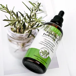 Private Label Do Your Brand Rosemary Growth Oil Hair Strengthening Thickening Treatment Hair Oil Big Bottle