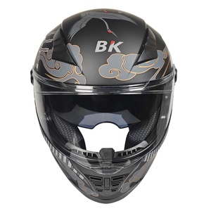 Nuevo Casco de Motocicleta Predator Integral con Gráficos de Velocímetro Inspirados en la Tecnología, Material ABS, Visores Dobles, para Todas las Estaciones, Doble D - Product Image 4