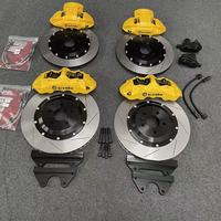 Kit de freinage haute performance usiné CNC, étrier 6 pistons OEM personnalisé pour la course, disque de frein rainuré pour voitures modifiées