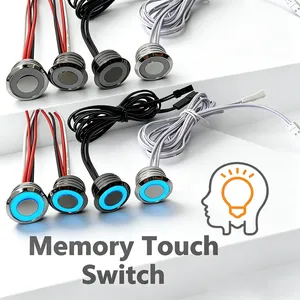 12V 24V 스마트 터치 센서 스위치 디머 컨트롤러 (LED 조명 스트립 캐비닛 옷장 조명용) - Product Image 1