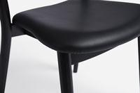 Chaise de salle à manger sans bras moderne de luxe nordique de qualité supérieure avec chaise de salon de restaurant en bois de frêne bureau à domicile