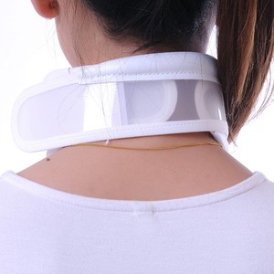 Collarín ajustable para adultos y niños, dispositivo de tracción de soporte cervical blanco, talla M-L-XL, soportes para articulaciones - Product Image 3