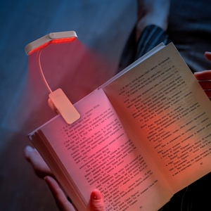 EGH Led Book Cordless Table Clip on Lamp Flat Usb Rechargeable Reading <b>Light</b> for Indoor Reading Room Bedside Living Room - Product Image 2