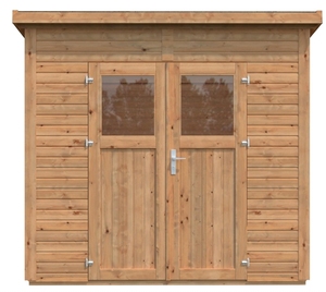 Hangar de <span class=keywords><strong>stockage</strong></span> extérieur facile à assembler Outil de jardin Boîte de rangement en <span class=keywords><strong>bois</strong></span> Armoire de rangement - Product Image 2