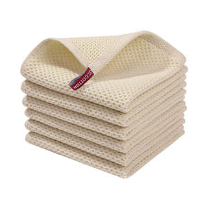 Wholesale 100% Cotton Waffle Kitchen <b>Towels</b> Durable Absorbent Antibacterial Eco-Friendly Reusable Multipurpose Cleaning Dish - Product Image 3