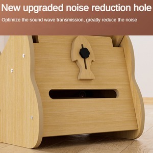 Roue de course pour chat colorée à haute teneur en fibres, silencieuse, en bois durable, best-seller - Product Image 4