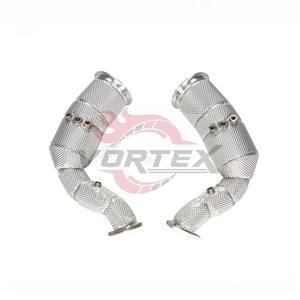 Système d'échappement OPF en acier inoxydable SS304 poli miroir de 1,5 mm d'épaisseur haute performance VORTEX pour Porsche Urus - Product Image 1