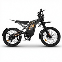 Vélo de route sportif en alliage d'aluminium 2000W 24 pouces avec moteur à moyeu arrière, batterie au lithium 48V 30Ah, vélo électrique