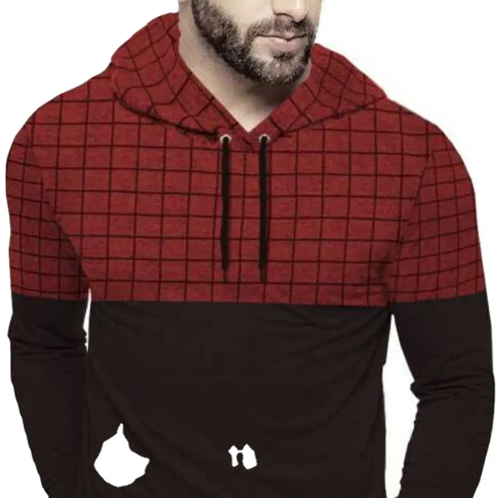 Men Brand Hoodie Color Panal Stitching Sweatshirt Men Women Slim Fit Male Hoody Wholesale