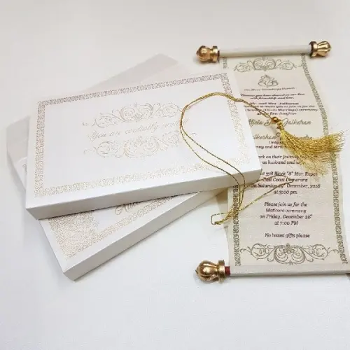 Unique Custom Roll Wedding Invitation Card Cheap Scroll Wedding Invitation Card