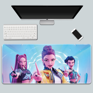 K-POP Demon Hunters Gaming <strong>Mouse</strong> Pad Kawaii Colorful Extended for <strong>Mouse</strong> <strong>and</strong> <strong>Keyboard</strong> Non-Slip with Anime Cute Girl Design - Product Image 2
