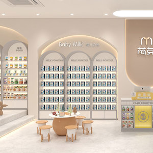 04-wxnd बेबी डिस्प्ले फरनाइज़ माँ और बेबी स्टोर इंटीरियर डिजाइन के लिए मातृत्व दुकान स्टैंड - Product Image 1