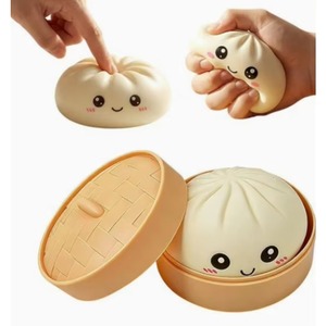 ¡OFERTA ESPECIAL 2026! Juguete Antiestrés Kyk Bun Pinch Fun Musical Transparente Esférico con Expresiones Lindas para Niños - Product Image 6