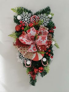 Guirnalda Navideña para Puerta, Adorno Colgante, Corona Decorativa para Gabinete, Ratán Colgante para Decoración de Fiestas, Guirnalda de Navidad - Product Image 4