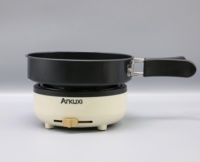 Cuisinière électrique multifonctionnelle pliable pour barbecue de camping, 1,2 L, avec économie d'énergie, en acier inoxydable, pour usage domestique et en camping-car