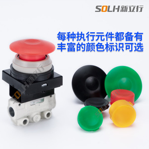 Válvula Manual de Botón de Tres Vías y Dos Posiciones VM130-01-33A VM120-01 Piezas Neumáticas/Mecánicas - Product Image 4