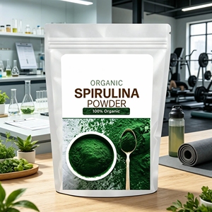 Poudre de spiruline 100% biologique, algues bleu-vertes de qualité supérieure, complément alimentaire riche en nutriments pour le bien-être quotidien. - Product Image 3