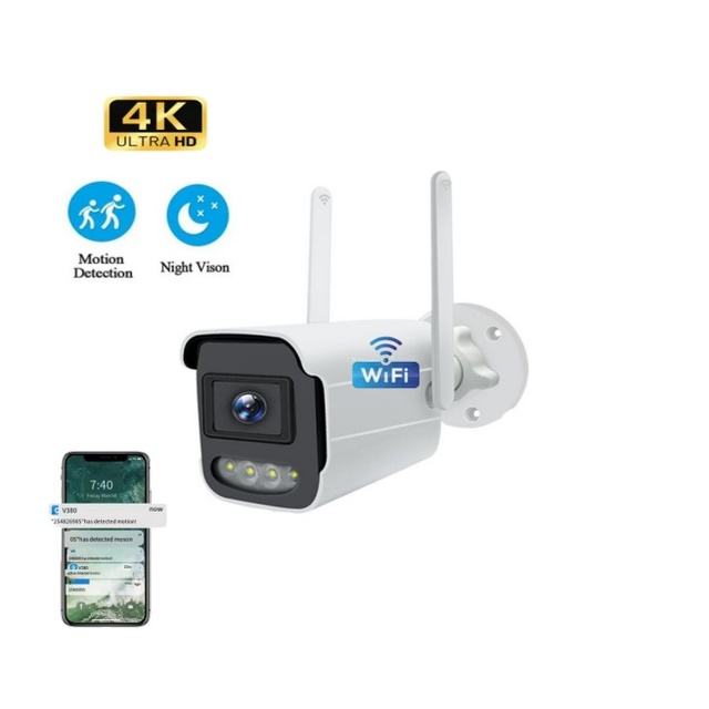 WIFI Outdoor Waterproof HD Camera Security Smart Wireless Network Mobile Phone Monitoring Home Security Camera